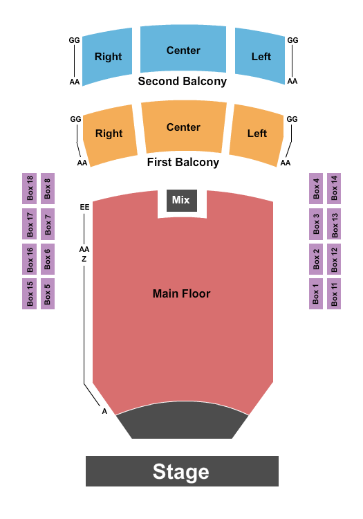Peoria Civic Center Wicked Seating Chart